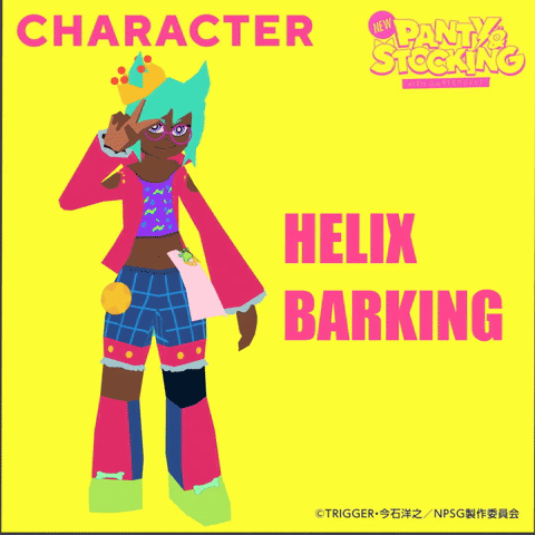 Panty and Stocking inspired 3D model for my boyfriend helix barking